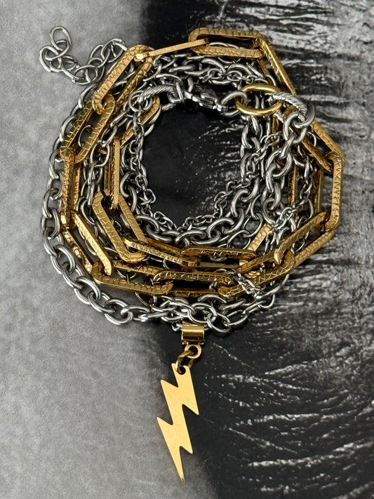 ELECTRIC BOLT CHOKER-NECKLACE