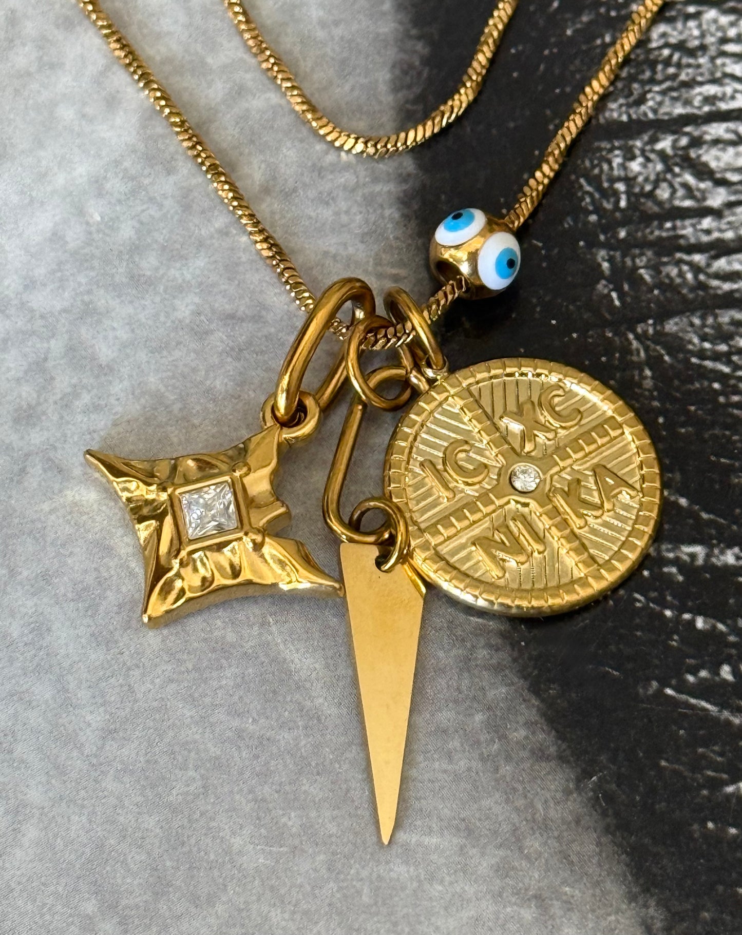 GOLDEN CHARMS NECKLACE