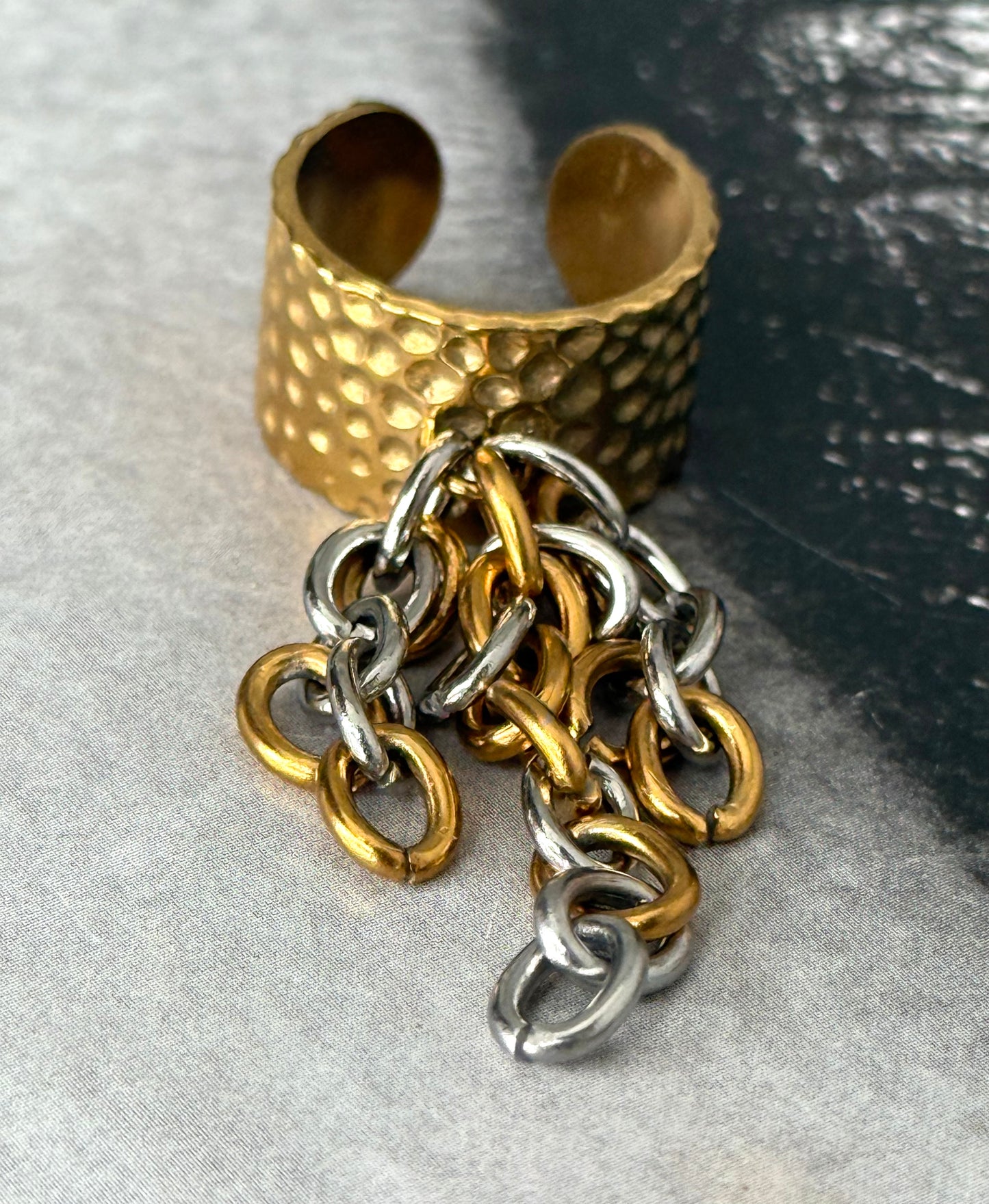 CHAIN GOLD RING