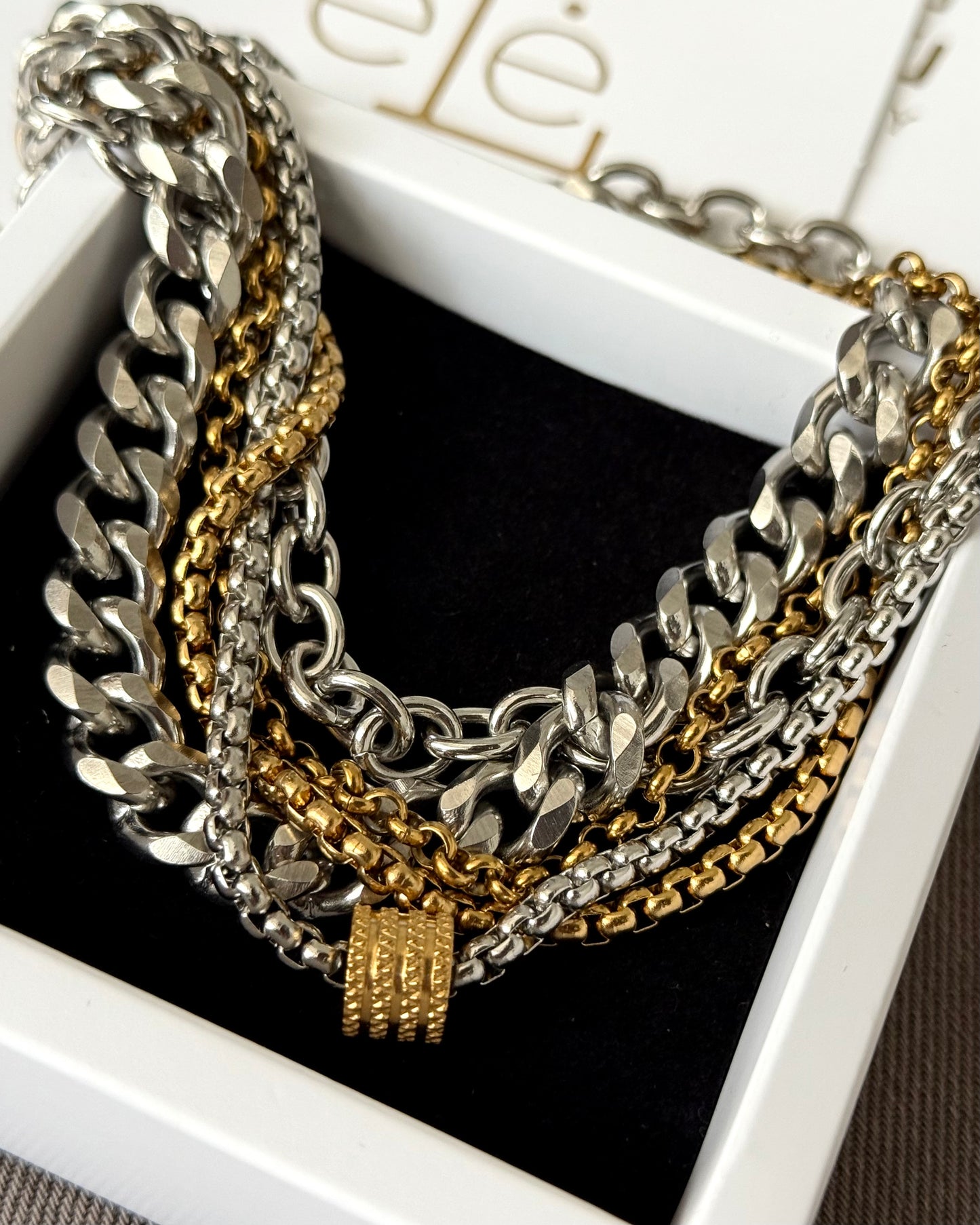 CHOKER & DOUBLE BRACELET