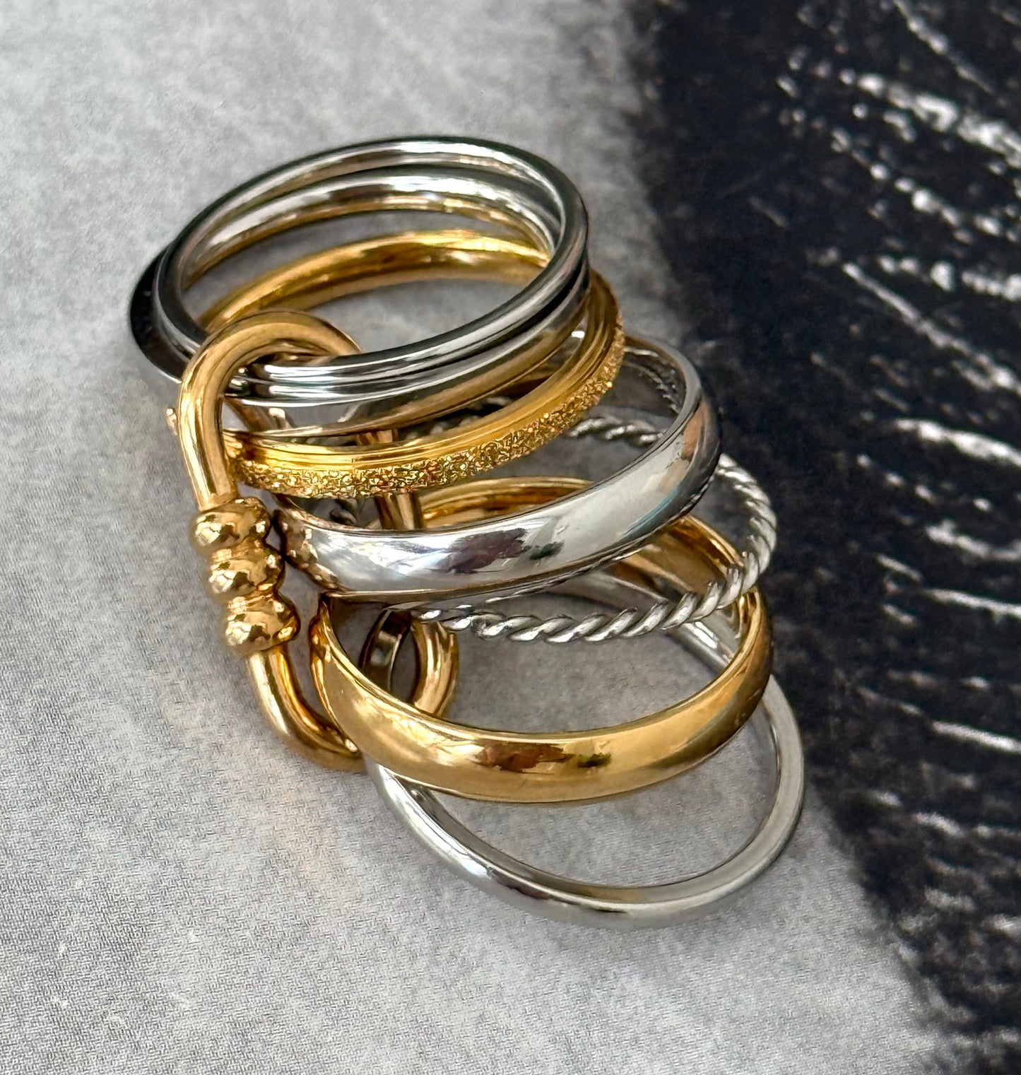 HEPTAGON RING (SIZE 7)