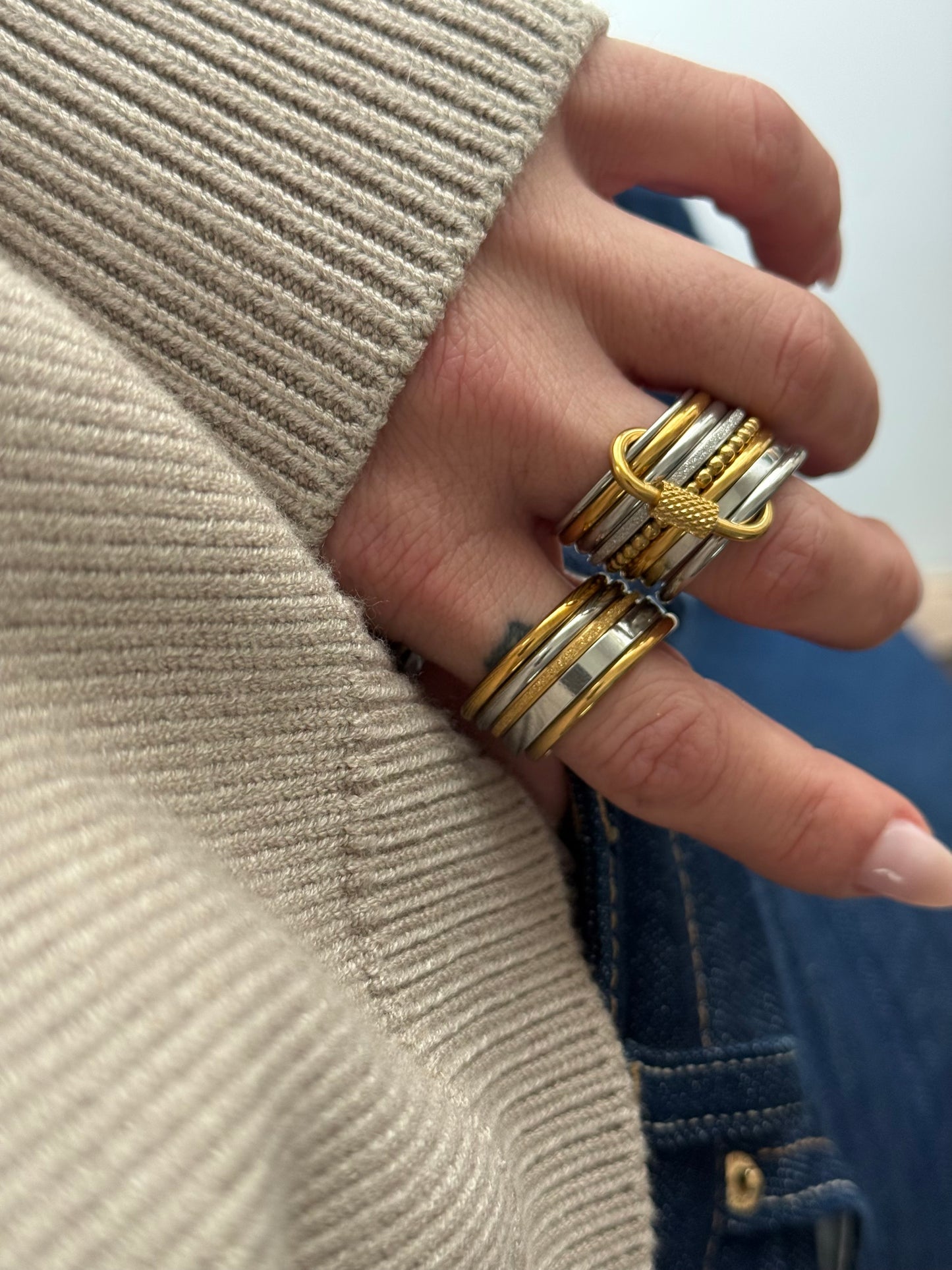 MULTI BAND RING (Size 11)