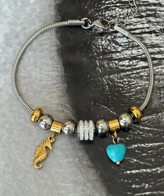 BLUEWAVE CHARM BRACELET