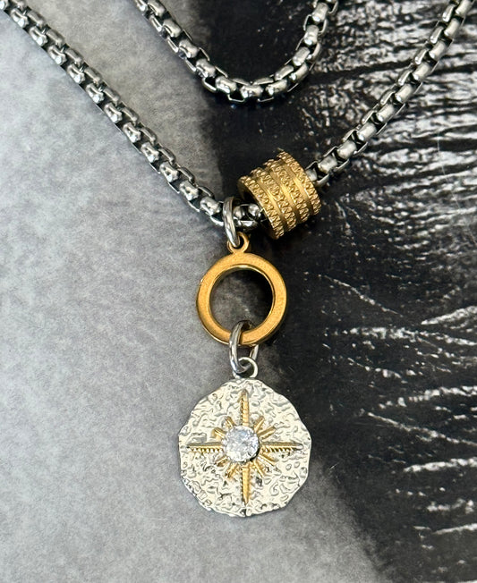STAR MEDALLION NECKLACE (New version)