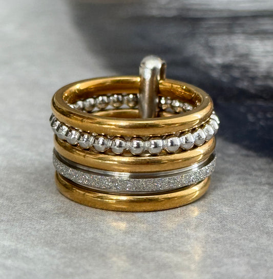 CHEVALIER BUBBLE RING ( Size 5)