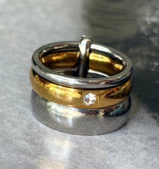 GRAVITY LAYERS RING (Size 7)