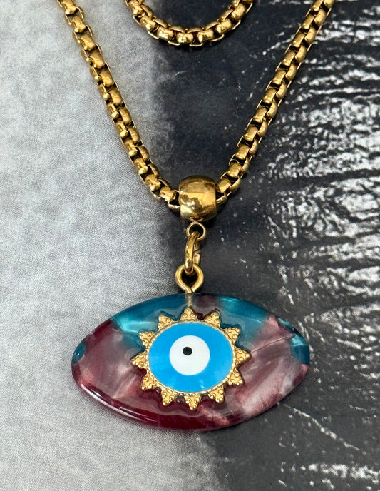 RAINBOW EYE NECKLACE
