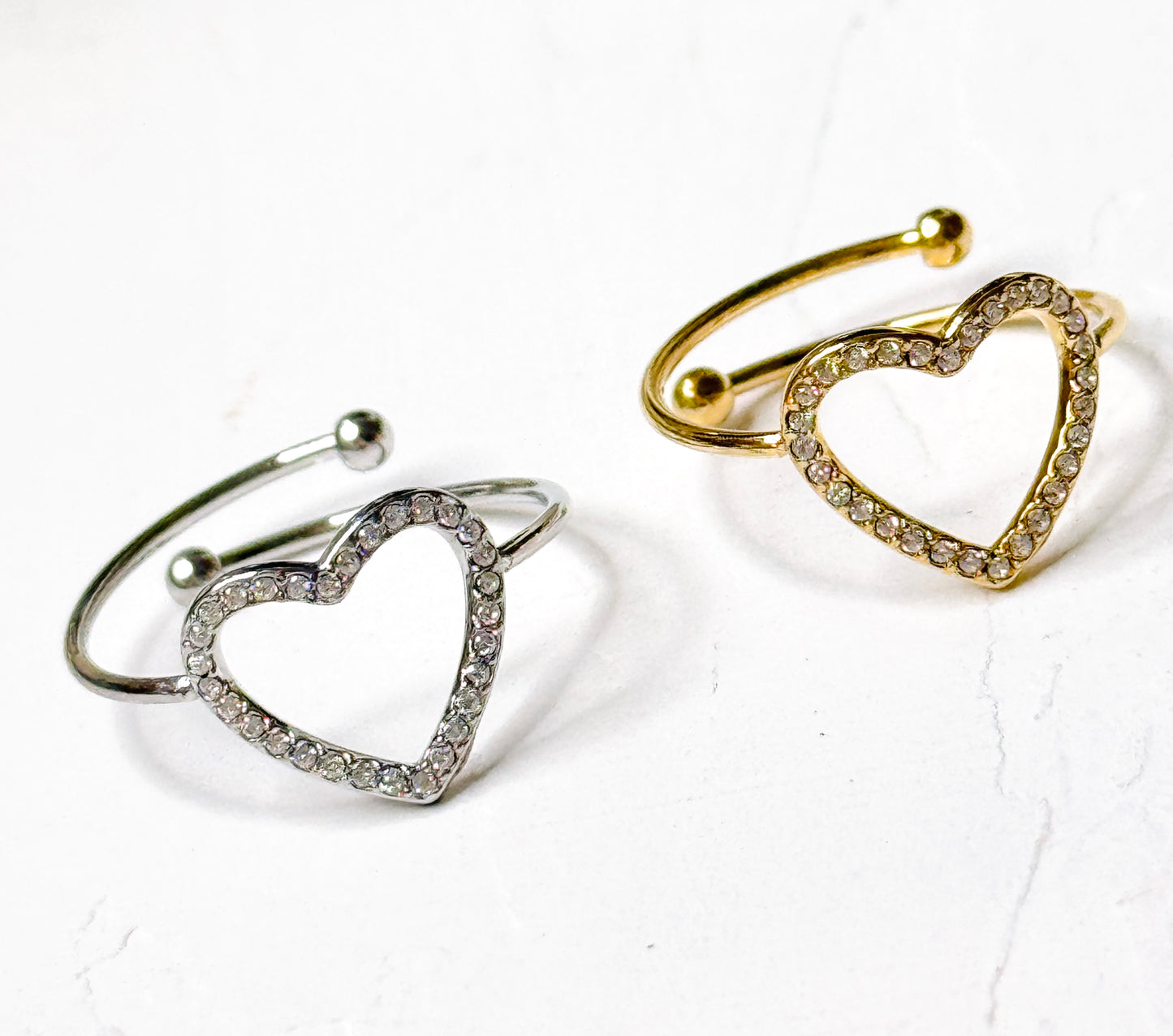 HEART ZIRGON RING