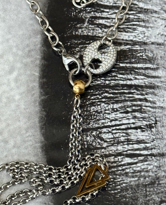 LOCK & LAYERS NECKLACE