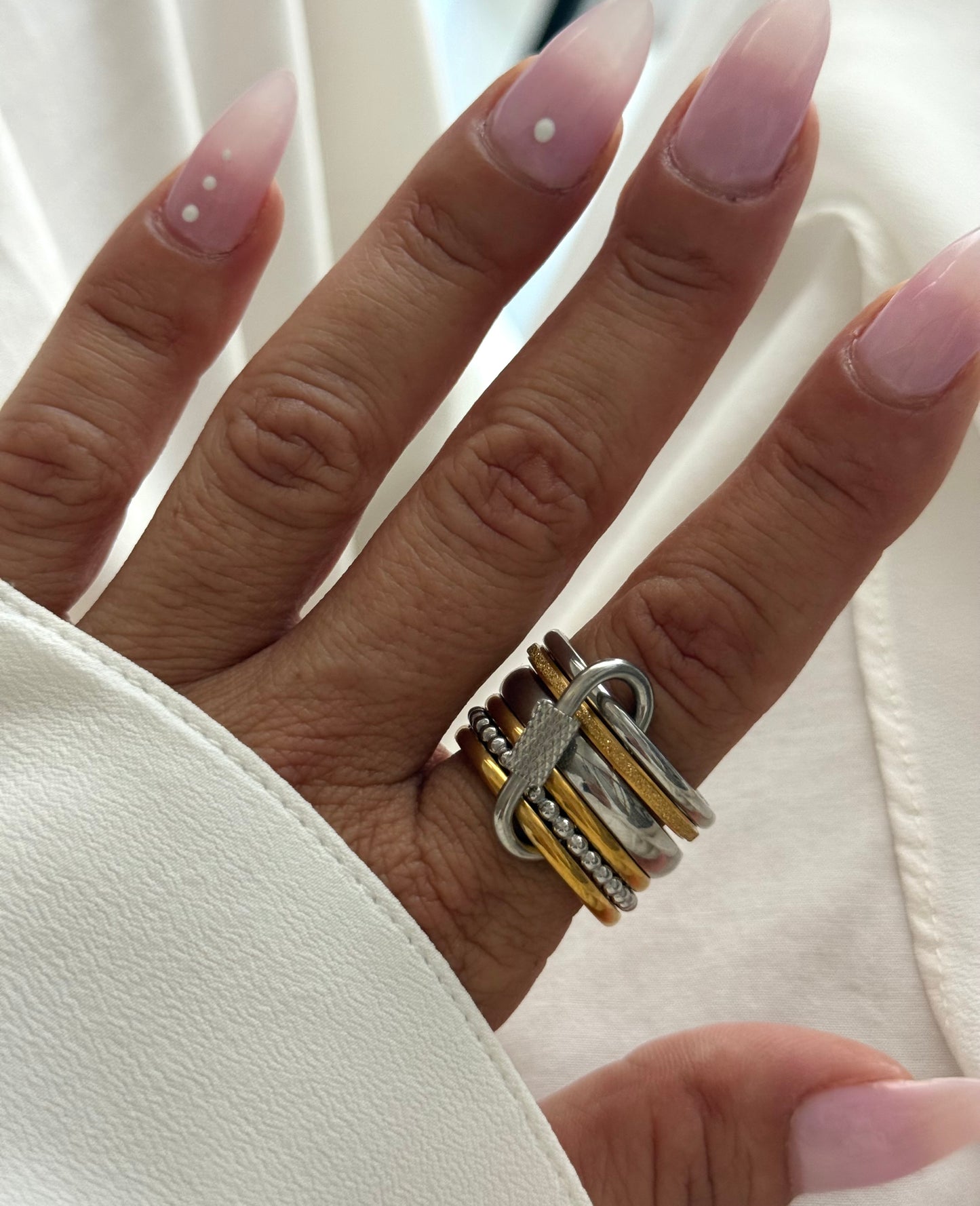 LINK UP RING (SIZE 10)