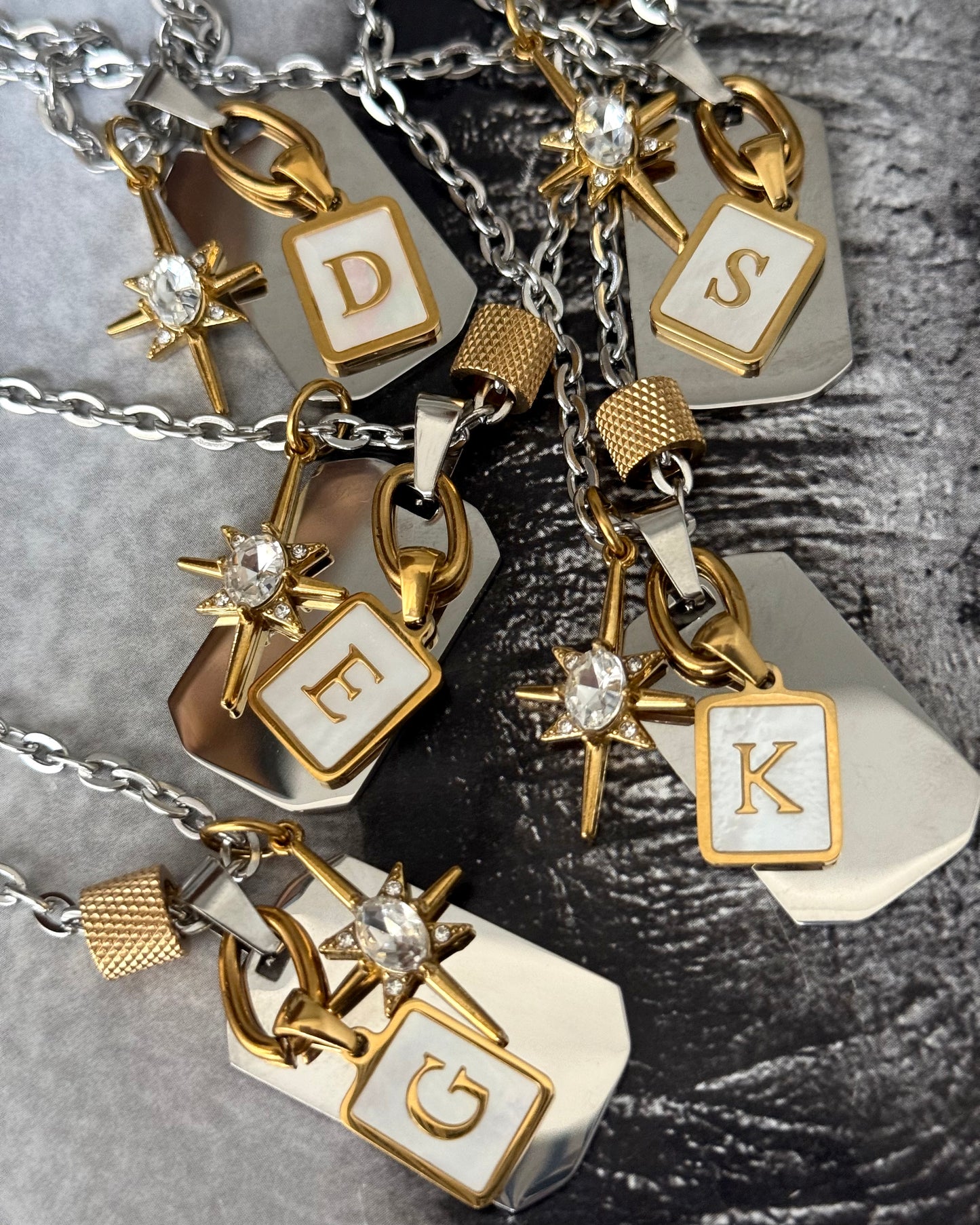 ID MONOGRAM NECKLACE