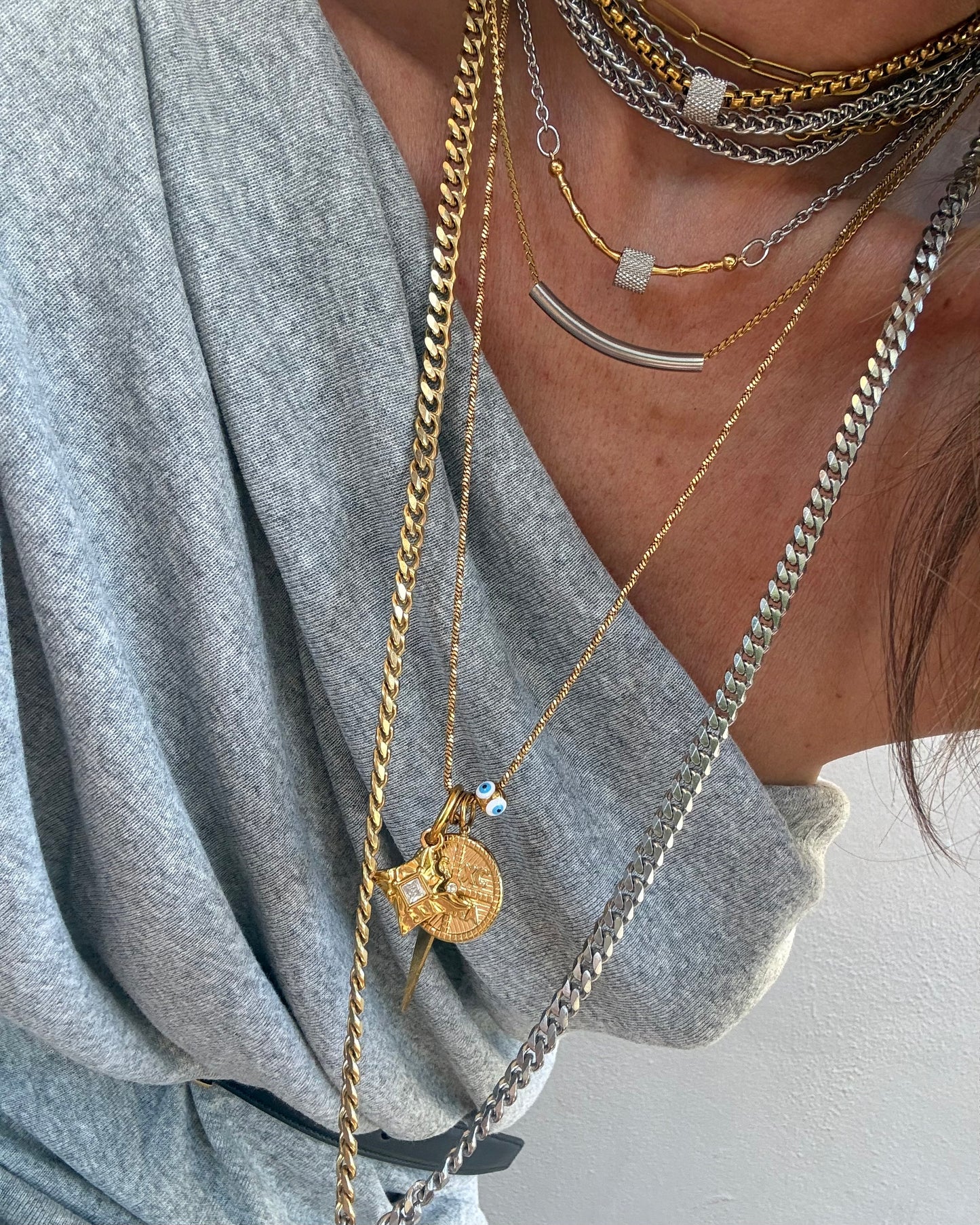 GOLDEN CHARMS NECKLACE