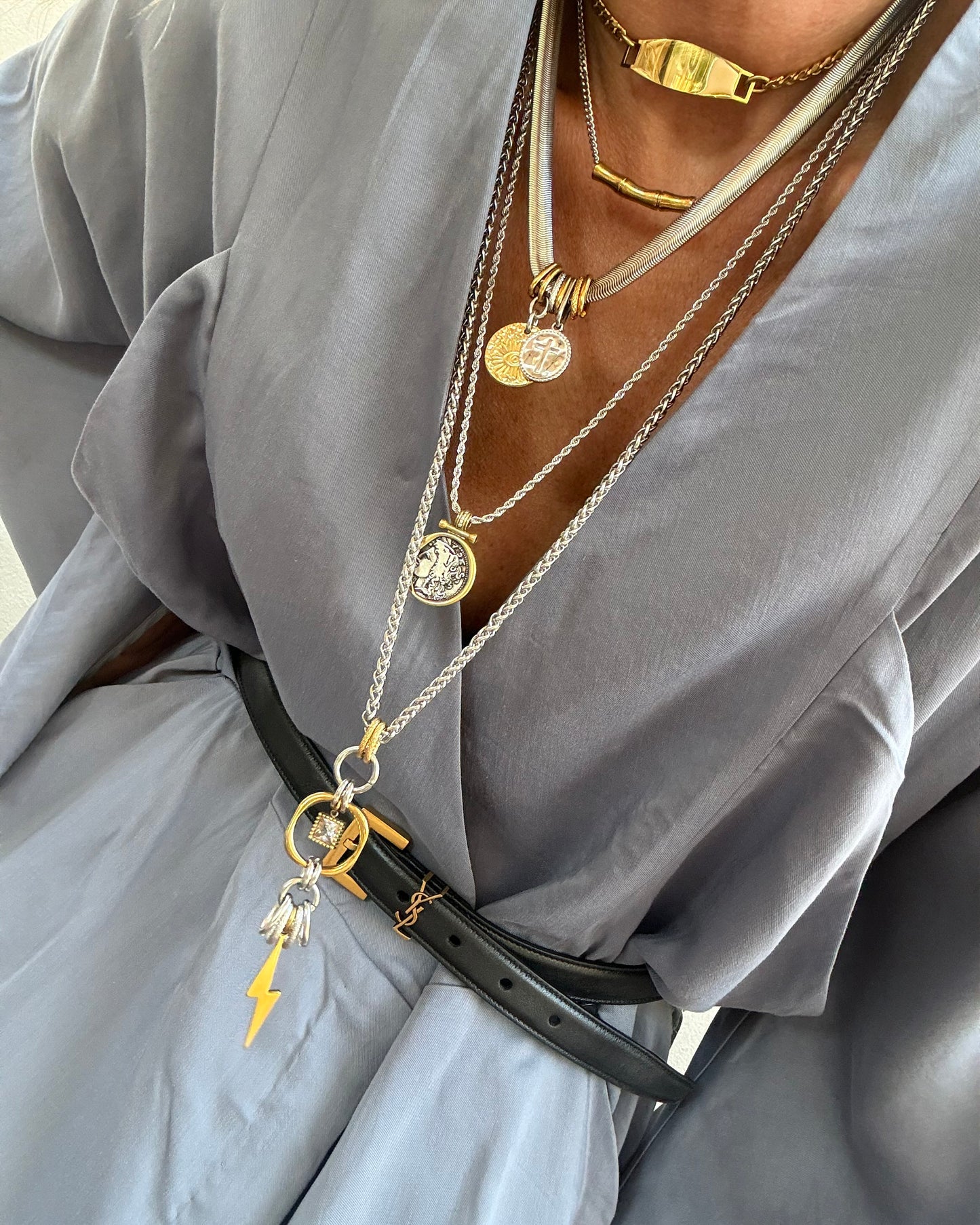 BAMBOO LINK NECKLACE