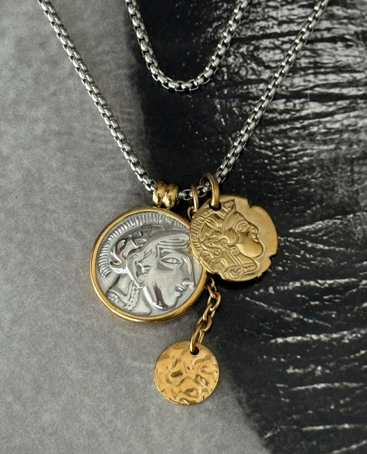 COIN MIX NECKLACE