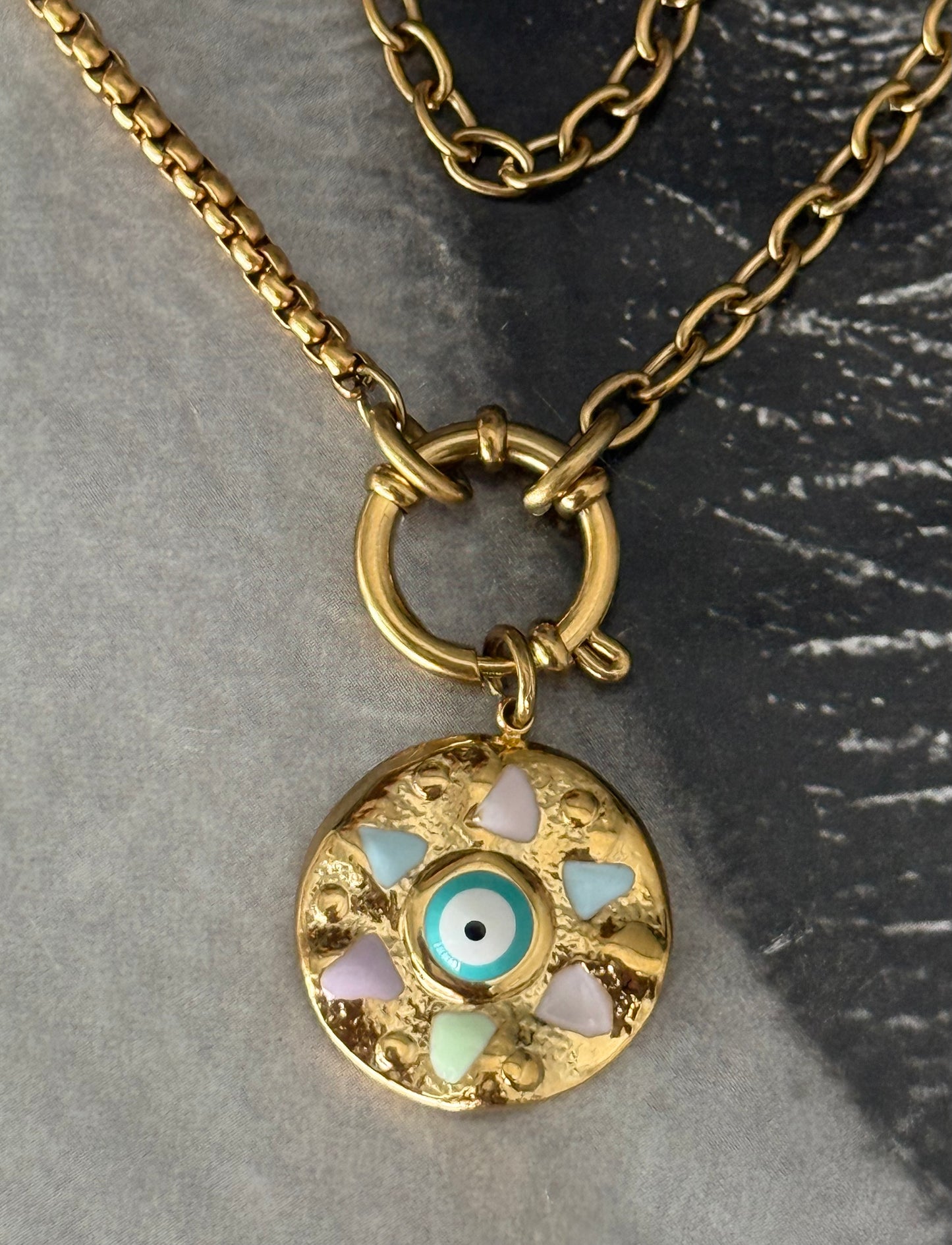 PASTEL EYE NECKLACE