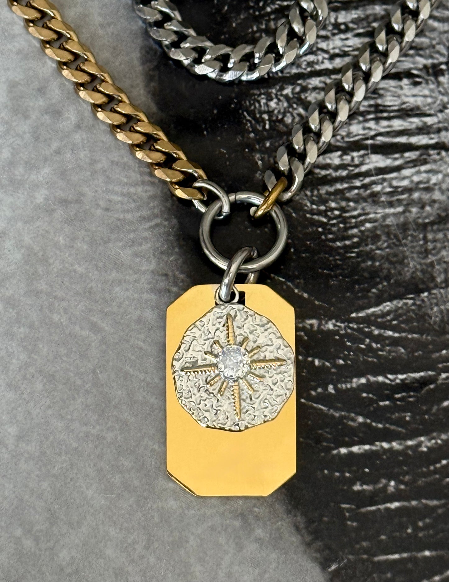 SOLAR TAG NECKLACE