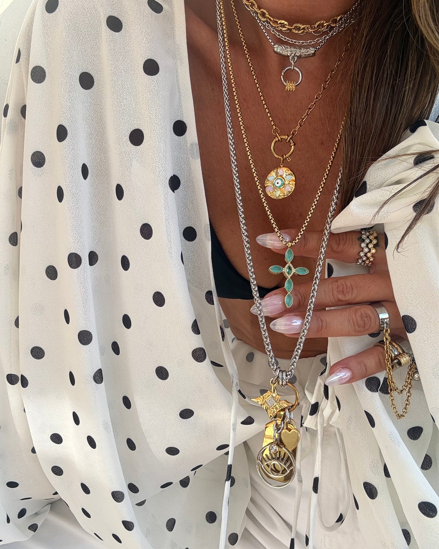 PASTEL EYE NECKLACE