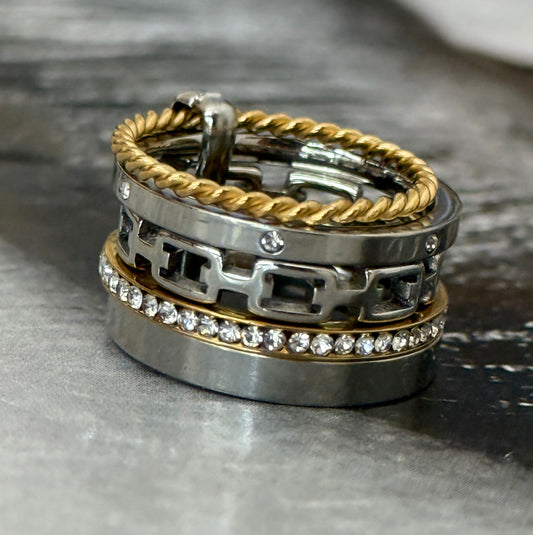 SHIMMER BAND RING (Size 7)