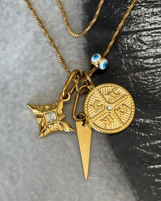GOLDEN CHARMS NECKLACE