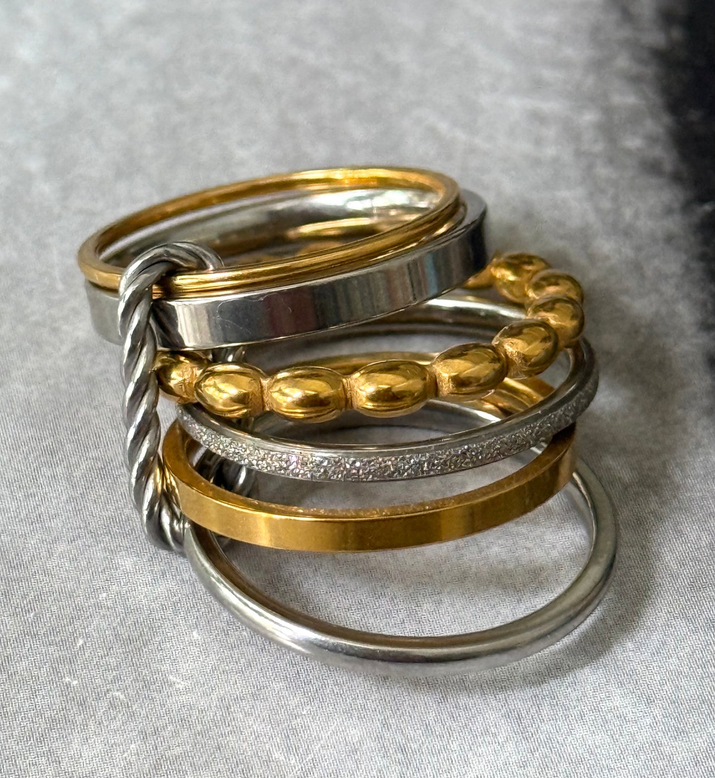 TWIST BOND RING (SIZE 8)