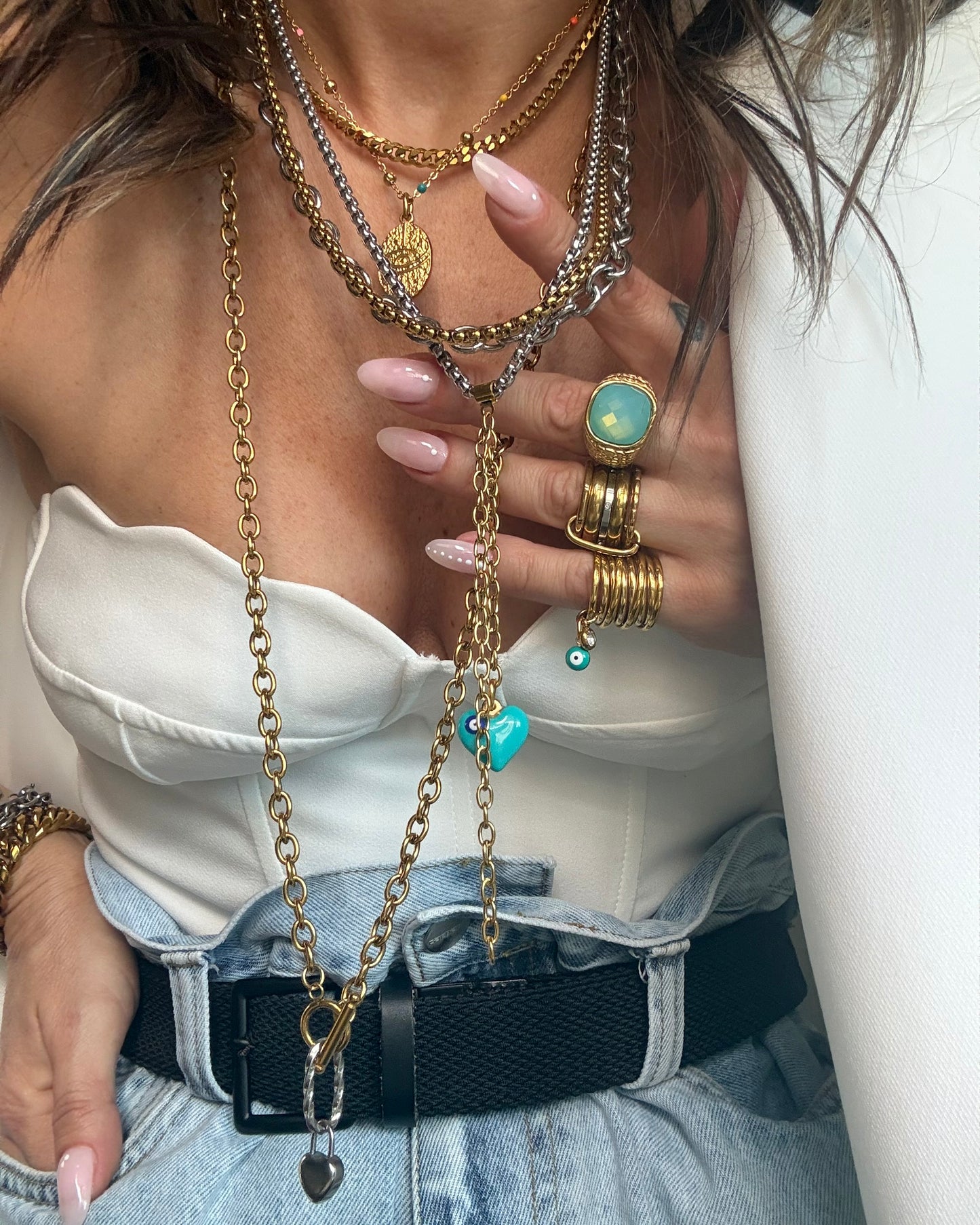 EYE OF GOLD NECKLACE