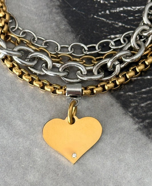 HEARTBEAT CHOKER - BRACELET