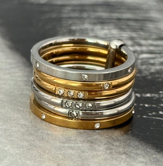 GLOW STACK RING (SIZE 7)