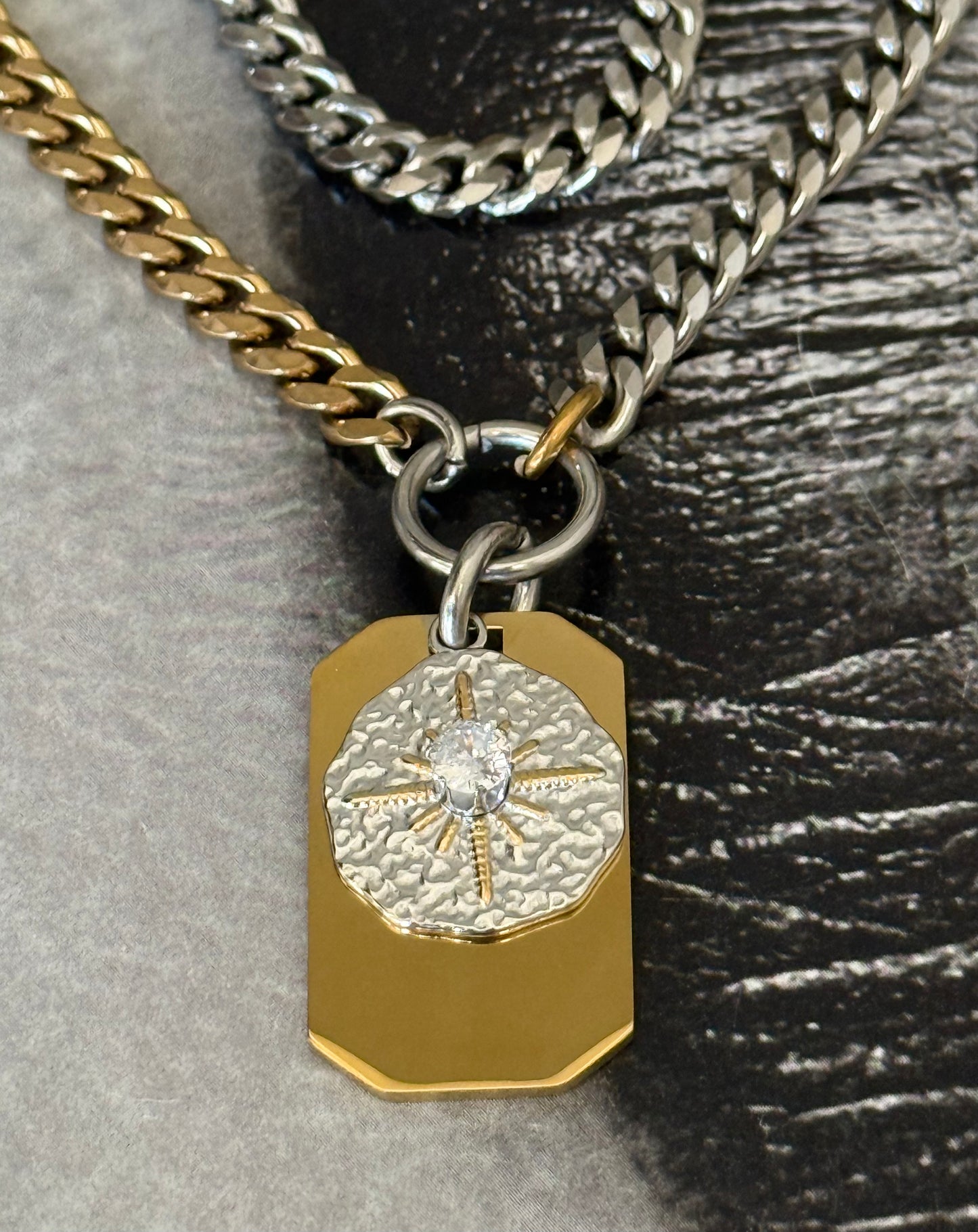 SOLAR TAG NECKLACE