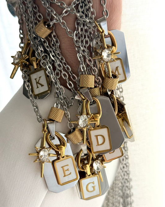 ID MONOGRAM NECKLACE