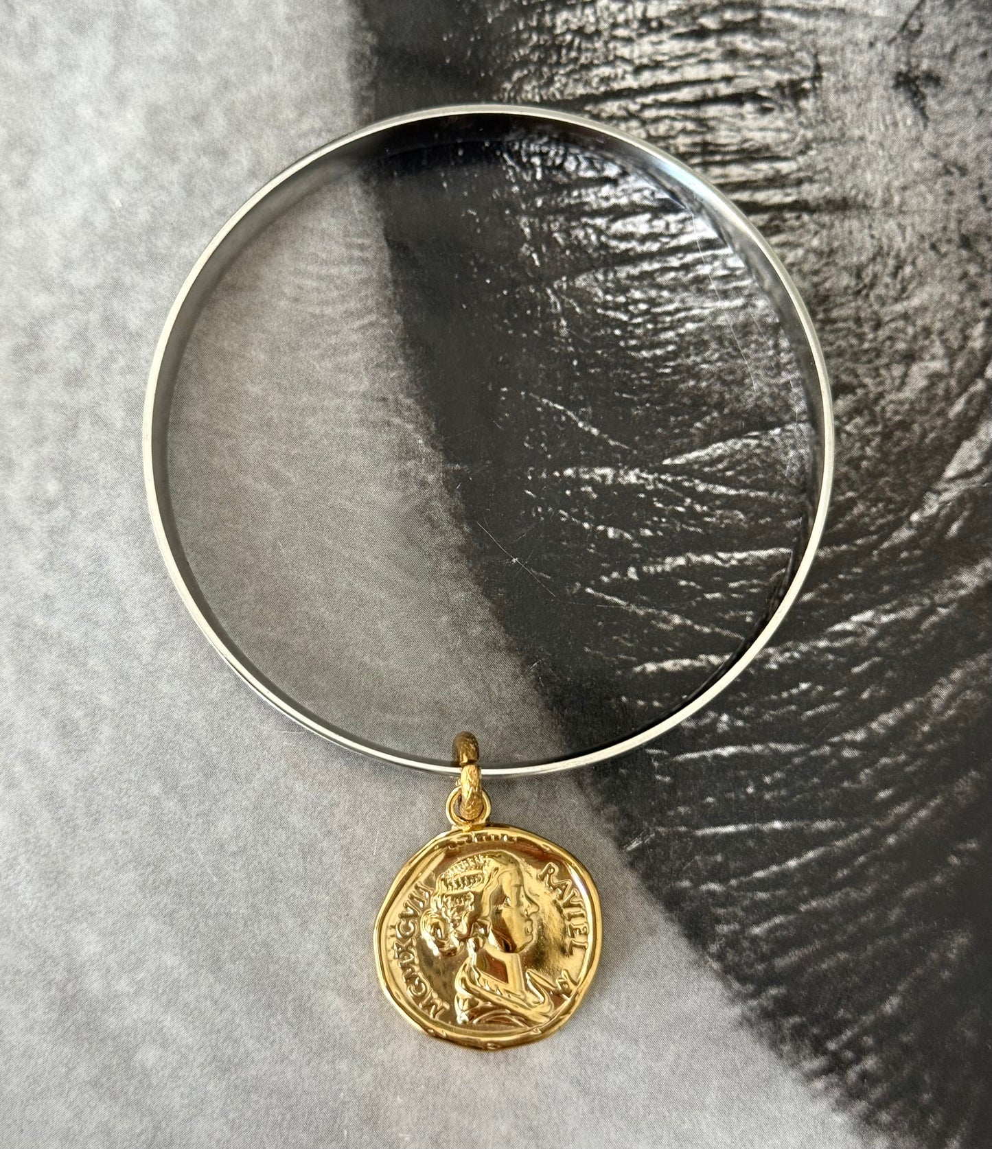 GOLD COIN BANGLE