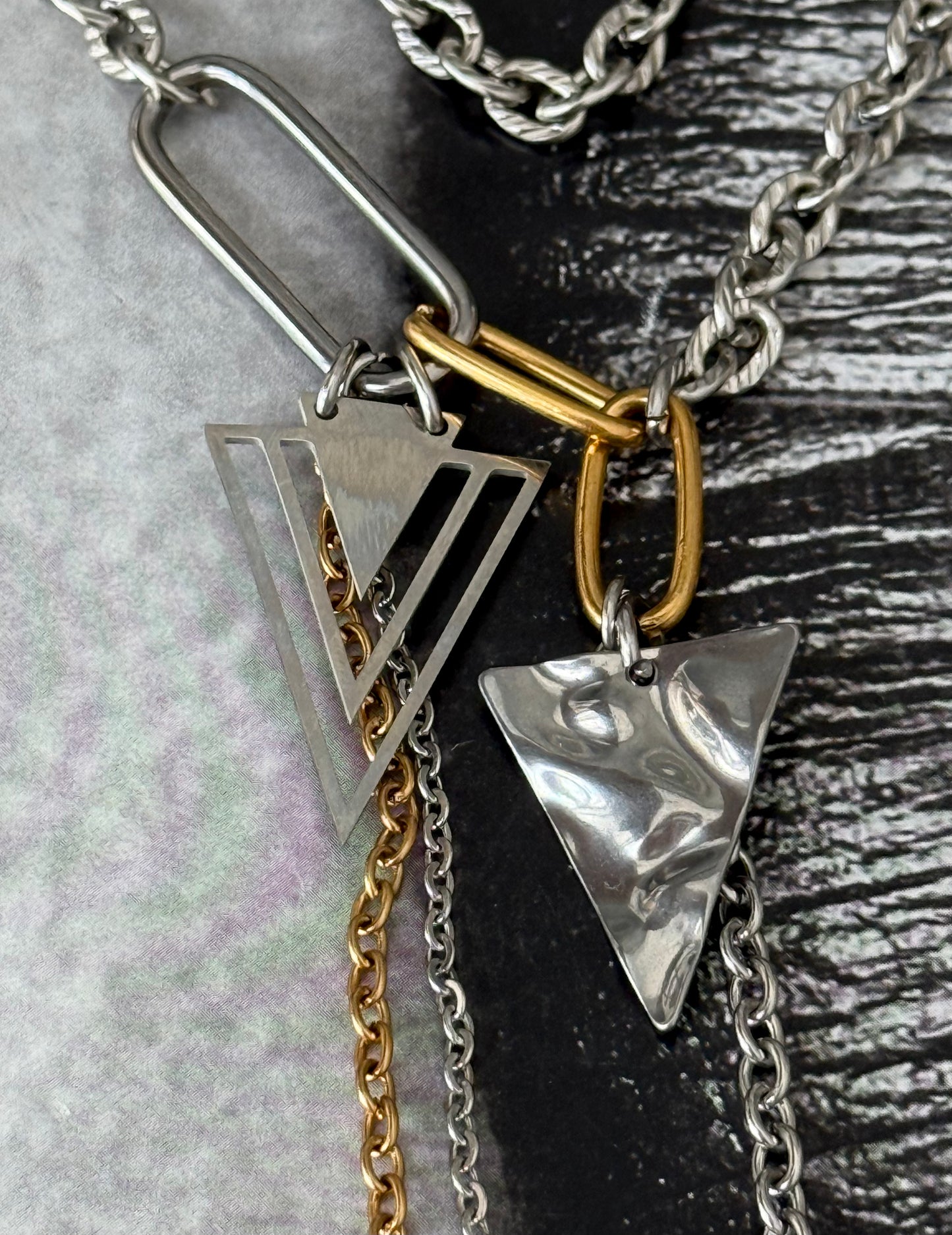 TRIANGLE DROP NECKLACE
