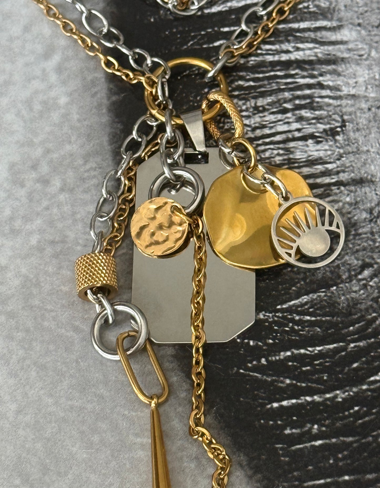 CHARM CASCADE NECKLACE