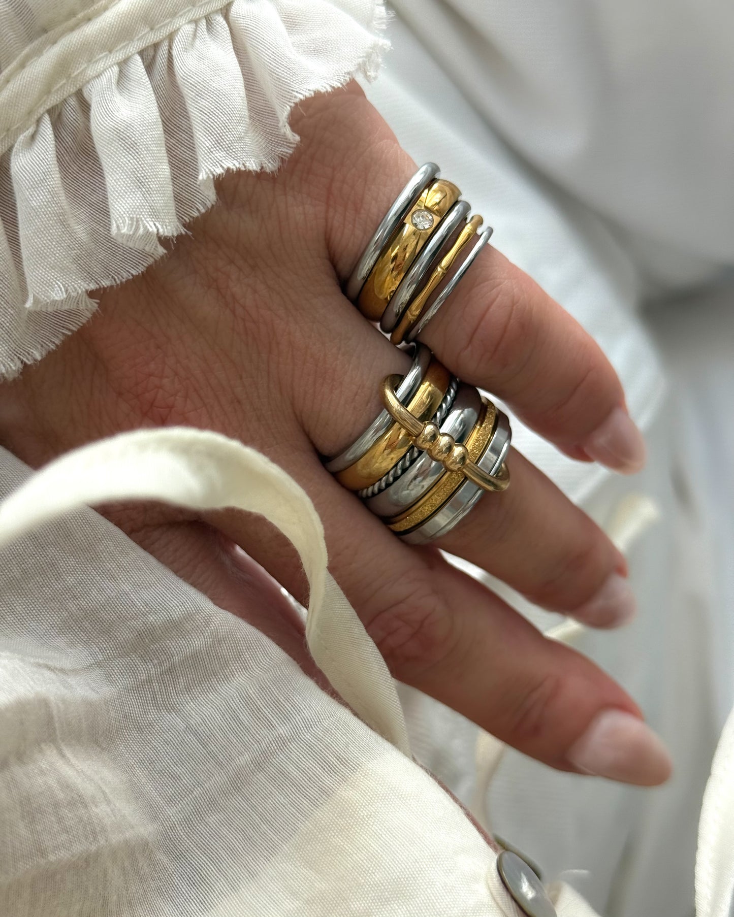 HEPTAGON RING (SIZE 7)