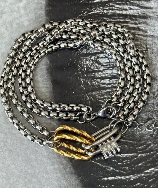 BOLD FUSION CHOKER BRACELET