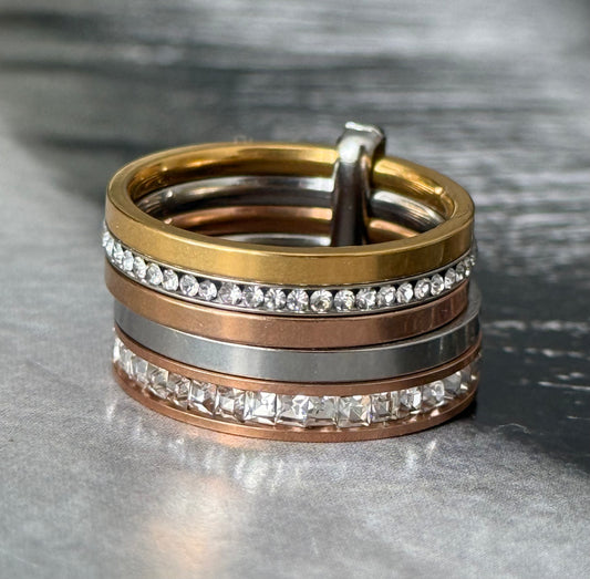 GLOW STACK RING (Size 10)