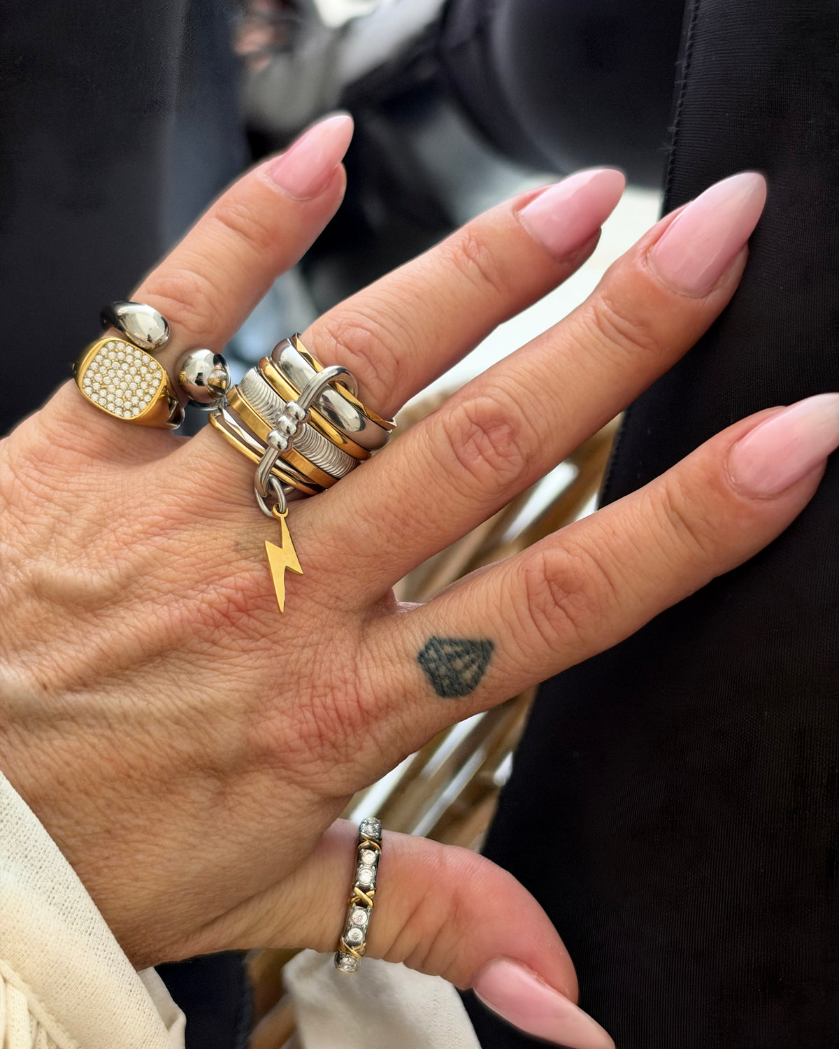 THUNDER STACK RING
